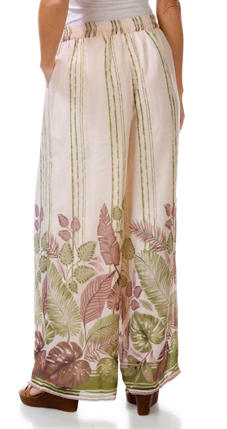 Thumbnail 4: BUNULU Women's Flowy Wide Leg Pants 