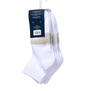 Thumbnail 2: Sperry 6 Pk Men's Half Cushion Quarters Pique Cuff Socks 