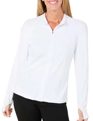 Thumbnail 1: AVALANCHE Women's UPF 50+ Moisture Wicking Zippered Jacket 