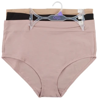 Thumbnail 1: Olga Women's Plus Full Support Cotton Brief Panties  