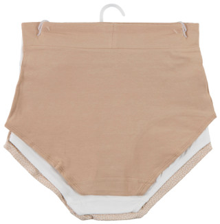 Thumbnail 2: Warner's Women's 3 Pk Cotton Blend High Waist Brief Panties  