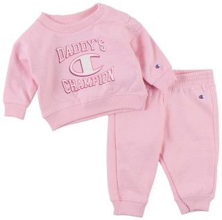 Thumbnail 1: Champion 2 Pc Baby Girls Fleece Sweater and Pants Set 