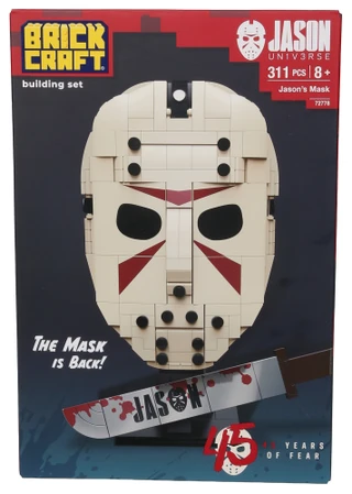 Thumbnail 1: Brick Craft 311 Pc Spooky Jason's Mask Building Set 