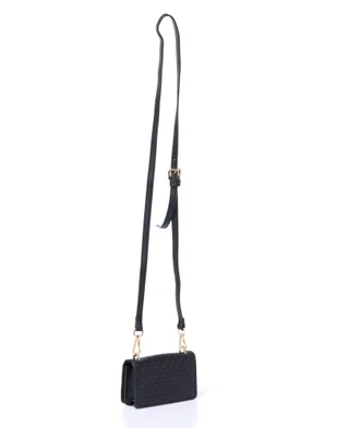 Thumbnail 2: Betsey Johnson Heart Embossed Wallet Crossbody 