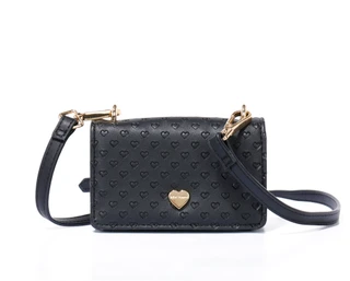 Thumbnail 1: Betsey Johnson Heart Embossed Wallet Crossbody 