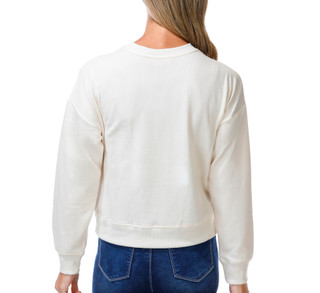 Thumbnail 3: Marled Women's Petite Long Sleeve Fall Leaves Sweater 