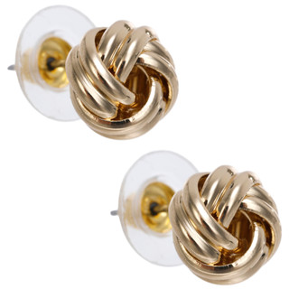 Thumbnail 2: Noir 3-Piece Gold Hoop Earrings 