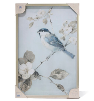 Thumbnail 1: ART REMEDY LLC 16x24 Under Glass Blossom Bird Framed Artwork 