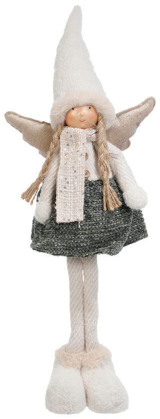 Thumbnail 1: Magical Season 25in Christmas Chenille Standing Angel 