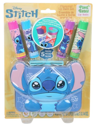Thumbnail 1: Disney 5 Pc Stitch Flavored Lip Balm Set 