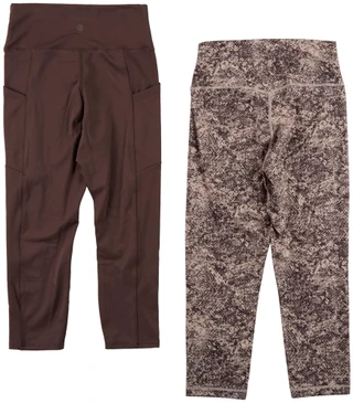 Thumbnail 2: Balance Collection Women's 2 Pk Print Capri Leggings 