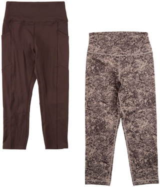 Thumbnail 1: Balance Collection Women's 2 Pk Print Capri Leggings 
