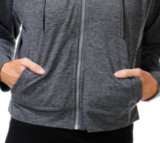 Thumbnail 3: DKNY Junior's Cropped Full Zip Hoodie 