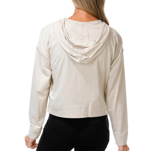 Thumbnail 2: DKNY Junior's Cropped Full Zip Hoodie 