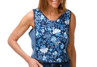 Thumbnail 1: Ellen Tracy Women's Sleevless Floral Top 
