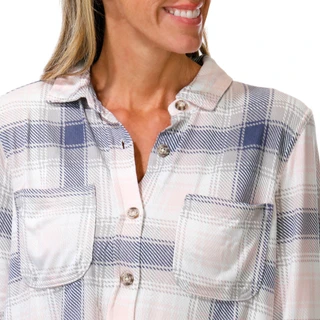 Thumbnail 3: C&C California Women's Long Sleeve Plaid Button Down 