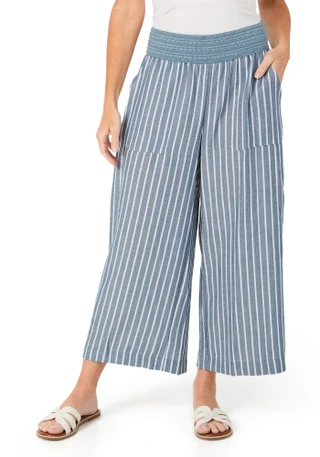 Thumbnail 1: Cupio Blush Women's Faux Linen Patch Pocket Pants 
