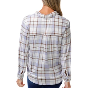Thumbnail 2: C&C California Women's Long Sleeve Plaid Button Down 