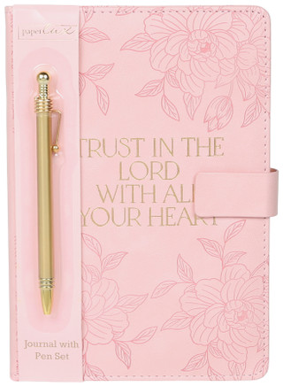 Thumbnail 1: Paperlux 6x8 Soft Leather Journal w/ Pen 