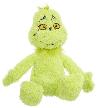 Thumbnail 1: THE GRINCH 11in Christmas Grinch Weighted Cuddle Pillow  