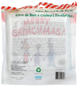 Thumbnail 2: Infantino Dr. Seuss Grinch Christmas Color Reveal Bath Book 