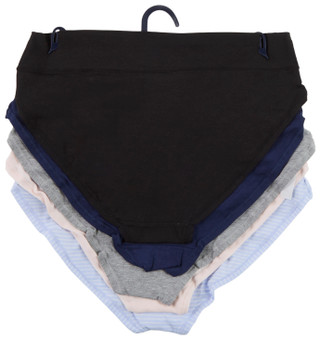 Thumbnail 2: Lands' End Women's 5 Pk Soft Essential High-Rise Bikini Panties  