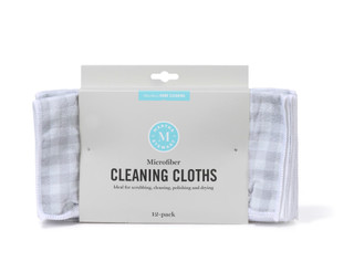 Thumbnail 1: Martha Stewart 12 Pk Plaid Microfiber Cleaning Cloths  