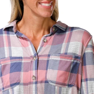 Thumbnail 2: C&C California Women's Long Sleeve Plaid Button Down 