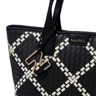 Thumbnail 3: Nautica Windowpane Shopper Bag 