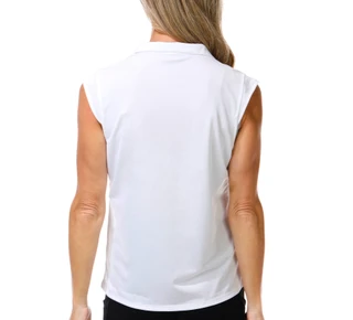 Thumbnail 3: Stella Parker Women's Sleeveless Sport Polo Top 