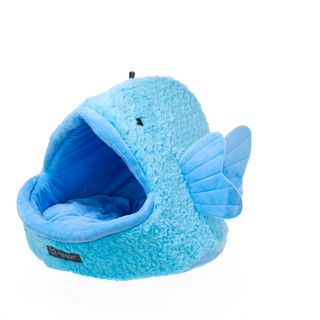 Thumbnail 1: NanDog Plush Fish Pet Bed 