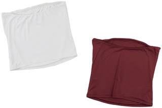 Thumbnail 5: Pink Rose 2 Pk Women's Luxe Contour Tube Tops 