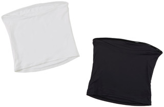 Thumbnail 6: Pink Rose 2 Pk Women's Luxe Contour Tube Tops 