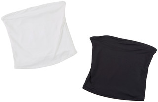 Thumbnail 3: Pink Rose 2 Pk Women's Luxe Contour Tube Tops 