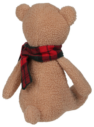 Thumbnail 2: Magical Season 12 in Christmas Teddy Bear in Plaid Scarf Decor 