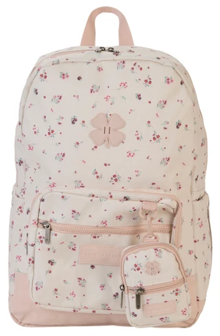Thumbnail 1: Lucky Floral Print Backpack with Detachable Pouch 