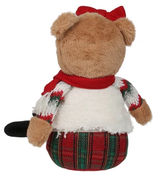 Thumbnail 2: Magical Season 22 in Christmas Bear Shelf Sitter in Plaid 