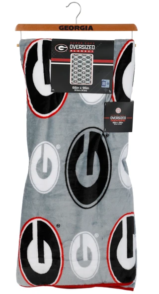 Thumbnail 1: Pegasus Sports 66x95 Georgia Bulldogs Super Soft Oversized Blanket 
