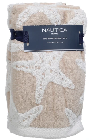 Thumbnail 1: Nautica 2 Pk Coastal Hand Towel Set 