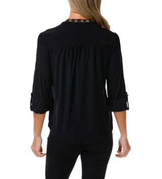 Thumbnail 2: Magical Season Women's Fall Pumpkin Studded Top  