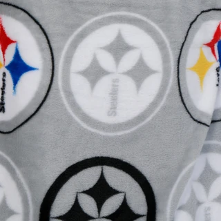 Thumbnail 2: Pegasus Sports 66x95 Pittsburgh Steelers Super Soft Oversized Blanket 