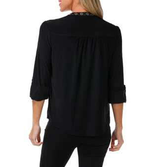 Thumbnail 2: Cocomo Women's Fall Pumpkin Studded Top 