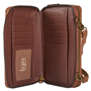 Thumbnail 3: BOC Born Concept Embossed Dual Zipper Phone Crossbody Bag 