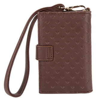 Thumbnail 2: Betsey Johnson Bifold Card Case Wristlet with Heart Clasp 
