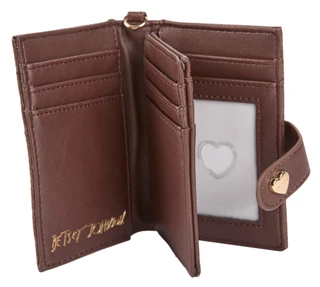 Thumbnail 3: Betsey Johnson Bifold Card Case Wristlet with Heart Clasp 