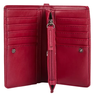 Thumbnail 2: Betsey Johnson Faux Leather Trifold Wallet with Charm 