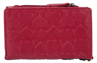 Thumbnail 3: Betsey Johnson Faux Leather Trifold Wallet with Charm 