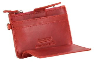 Thumbnail 2: American Bison Genuine Leather RFID Card & ID Wristlet with Zippered Pouch 