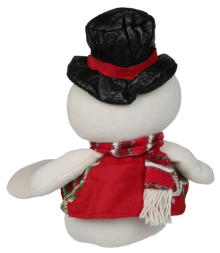 Thumbnail 2: Magical Season 20 in Christmas Snowman in Hat & Scarf Shelf Sitter 
