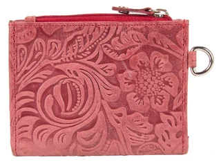 Thumbnail 2: American Bison Genuine Leather RFID Card & ID Wristlet with Zippered Pouch 
